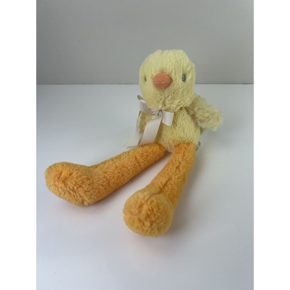 Animal Adventure Baby Duck Plush 2020 Yellow Chick Long Dangle Floppy Legs 12”